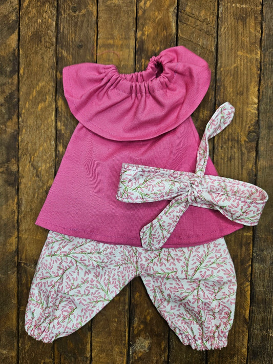 Bright Pink 2 Piece Outfit